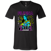 Filipina Warrior Psychadelic Unisex Jersey V-Neck T-Shirt